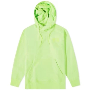 Y-3 Yohji Yamamoto Adidas Classic Men's Oversized Hoodie Glow Green Small HG6219 - Picture 1 of 11