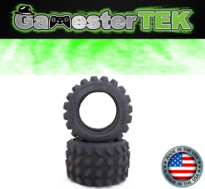 GTEK Upgrade/Replace Rear Knobby Tires for TYCO 9.6V Bandit/Hopper/Eliminator! - Image 1 of 3