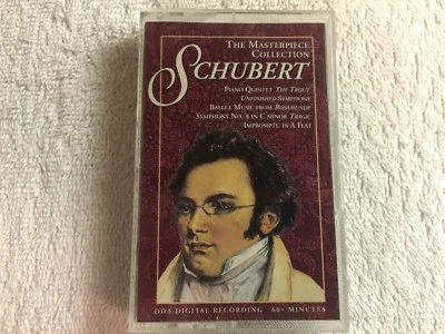 The Masterpiece Collection - Franz Schubert-Various Artists - Cassette Tape   #A - Image 1 of 3