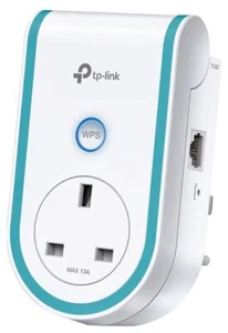 TP-LINK - AC1200 WiFi Range Extender with Mains Passthrough - Picture 1 of 3