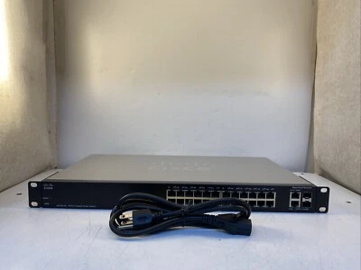 Cisco Small Business SG200-26 26-Port Gigabit Smart Switch SLM2024T V02 - Image 1 of 4