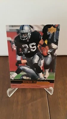 1999 Upper Deck Napoleon Kaufman Oakland Raiders # 159 - Image 1 of 2