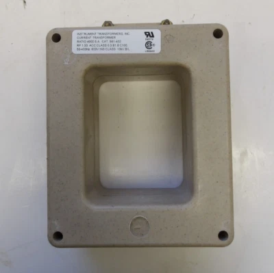 INSTRUMENT TRANSFORMER P/N: 561-402 50-400Hz 600V 10KV CURRENT RATIO 4000:5 - Image 1 of 4