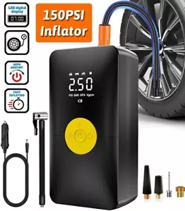 150 PSI Digital Tire Inflator Car Air Pump Compressor Electric Portable Auto 12V - Picture 1 of 13
