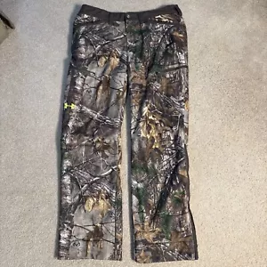 Under Armour Infrared Scent Control Coldgear Camo Rut Pants Realtree Xtra 36W - Picture 1 of 8