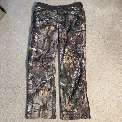Under Armour Infrared Scent Control Coldgear Camo Rut Pants Realtree Xtra 36W - Image 1 of 4