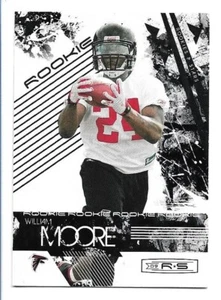 William Moore 2009 Donruss Rookies & Stars Rookie #200/999 - Atlanta Falcons RC - Imagen 1 de 2