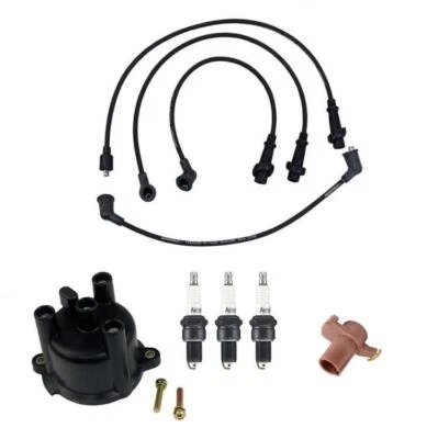 Ignition Spark Plug Wires Set Tune Up Kit Fits For GEO 1989-1997 Metro 1.0L - Image 1 of 4