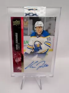 Henri Jokiharju - 2021-22 Clear Cut Auto #CC-HJ Exclusives /65 Sabres SP - Picture 1 of 4