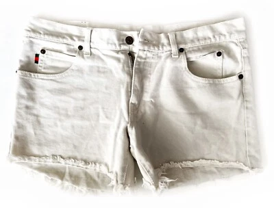 Vintage Gucci men's denim cut-off shorts, size 46, in excellent condition - Image 1 of 3