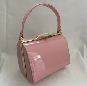 Classic Lilly Handbag 1940s - 1950s Vintage Inspired Carnation Pink Handbag BNWT - Picture 1 of 6