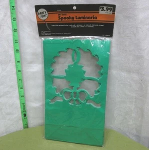 CHRISTMAS LUMINARIAS sechs Ersatzhülsen Neu mit Etikett Kränze 1991 Kerzentüten - Bild 1 von 2