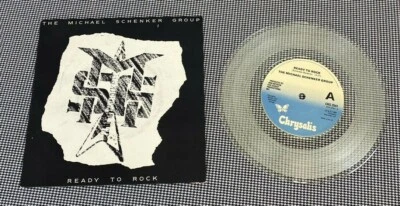 MICHAEL SCHENKER GROUP - READY TO ROCK - U.K. IMPORT 7" CLEAR VINYL (TY-599) - Image 1 of 2