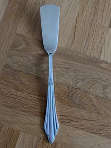 WMF Fächer 90er Silber Silberauflage Buttermesser Fächermuster Butter Vergoldet - Bild 1 von 10