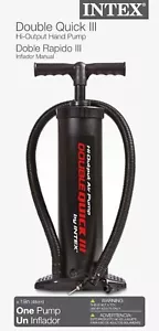 Intex 68615E Hochleistungs-Handpumpe schwarz Kunststoff schwarz (OPEN BOX) - Bild 1 von 3
