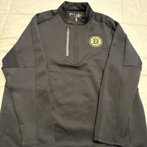 Boston Bruins Antigua 1/4 Zip Pullover Men’s Size XL NWOT - Picture 1 of 6