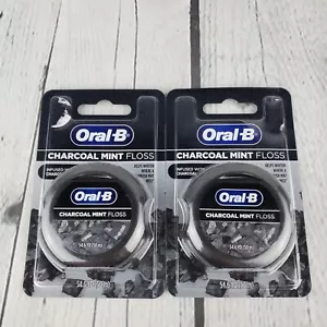 Filo interdentale Oral B carbone infuso menta, 54,6 iarde ciascuno sigillato (confezione da 2) - Foto 1 di 3