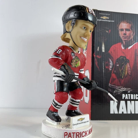 Patrick Kane Bobble Head With Box Chicago Blackhawks #88 Kick10 Rare Collectible Cover