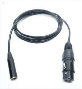 Mini XLR-TQG  3 pol. Male zu XLR-Female Kabel vers. Längen - Bild 1 von 3