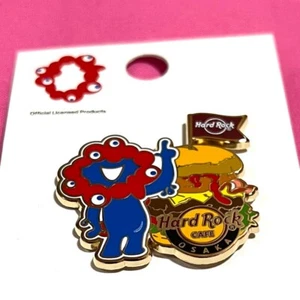 NEW Hard Rock Cafe Osaka Expo Myakumyaku Burger Pin Badge Limited Edition Unused - Picture 1 of 2