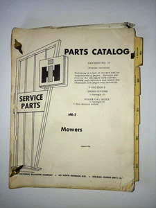 International Harvester Mowers Parts Catalog MR-5 no. 13 Original Manual - Picture 1 of 8