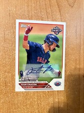 2023 Topps Pro Debut - Juan Chacon - #PD-31 Base Card Auto RED SOX