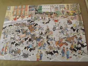 Jan van Haasteren 1000 Teile Puzzle - "Der Viehmarkt" - Bild 1 von 8
