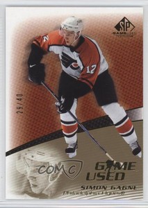 2003-04 SP Game Used Edition Gold /40 Simon Gagne #34