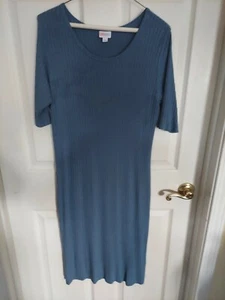 Ladies Blue LuLaRoe Sheath Dress, sz XL - Picture 1 of 3