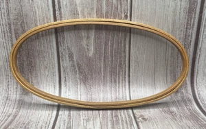 Vintage 9" Wooden OVAL Embroidery Cross Stitch Hoop Without Lining - Picture 1 of 4