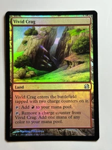 Vivid Crag Modern Masters 225 Foil MTG Card LP-NM - Picture 1 of 2