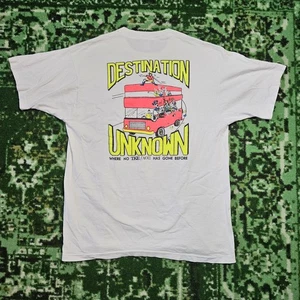 Vintage Destination Unknown Gr. XL TKE AOII Greek Fraternity Alpha Omicron Pi Tau Kap - Bild 1 von 17
