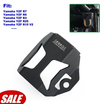 Cubierta de depósito de líquido de cilindro maestro de freno para Yamaha YZF R7 R6 R3 R25 R15 FZ07 Foto 1 de 4