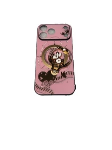 Für iPhone 17 Pro Max Luxus Beschichtung Herz Muster Magnet Hülle - Bild 1 von 2