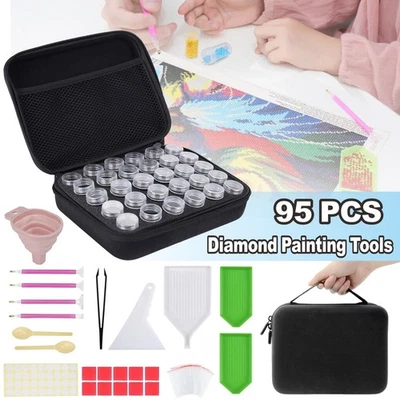 DIY Diamond Painting Kit Accessories Embroidery Storage Box Case-Nail Art Beads - Image 1 of 4