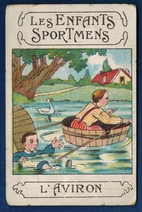 Chromo-Les enfants sportmens-L'aviron-D.03 - Picture 1 of 2