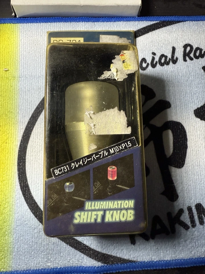 Battle Club LED Shifter Gear Knob Pink M10x1.5 Honda Rare Jdm Civic Type R - Image 1 of 4
