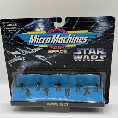 STAR WARS Vintage 1995 Micro Machines Imperial Pilots Pack New In Box HTF - Image 1 of 4