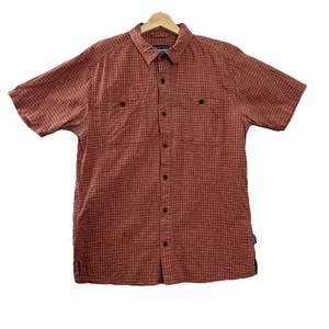 Patagonia Shirt Mens Medium Plaid Organic Hemp Cotton Outdoors Hiking Camp *READ - Picture 1 of 12