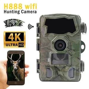 32MP WiFi Bluetooth Trail Hunting Game Camera PIR Night Vision Game Camera IP66 - Picture 1 of 23