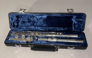 Jupiter Silverplate FLUTE w/ Hard Shell Carrying Case KHS Musical Instrument - Picture 1 of 6