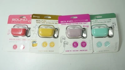 Tzumi Sound Mates V2 Wireless Stereo Earbuds Set