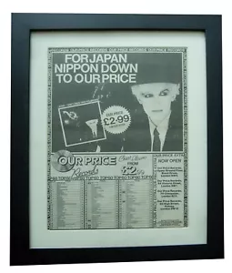 JAPAN+Gentlemen Polaroids+POSTER+AD+RARE ORIGINAL 1980+FRAMED+EXPRESS WORLD SHIP - Imagen 1 de 6