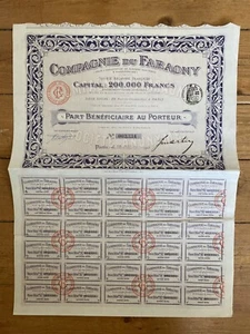 Compagnie du FARAONY (MADAGASCAR) (O) - Picture 1 of 1