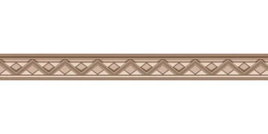 Tapetenbordüre Borte Zickzack beige braun selbstklebend 93691-1 (41,80€/1qm) - Bild 1 von 2