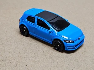 Hot Wheels Volkswagen Golf MK7 DJF83 - Blue - Loose - Picture 1 of 1