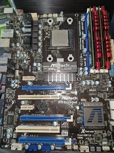 Komplett-Set: ASRock 970 Extreme4 + AMD FX-8350 + 32 GB DDR3 RAM + OVP – Top Zus - Bild 1 von 5