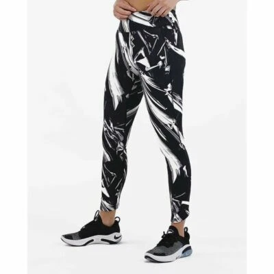 Womens Nike Power Epic Lux Flash Running Tights Black Print Sz Medium BV4377-010 - Image 1 of 4