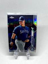 2020 Topps Chrome Baseball Dan Vogelbach #30 Refractor Parallel Seattle Mariners