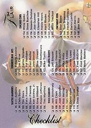 1994 Flair #249 Checklist
